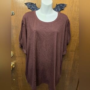 Maurices Puff Sleeve Tee, Size 3x